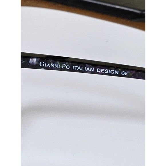 GIANNI PO WOMEN'S EYEGLASSES GP6 106 54-15 140 Blk/ Purple Tort NWT DEMO LENSES - Picture 15 of 16